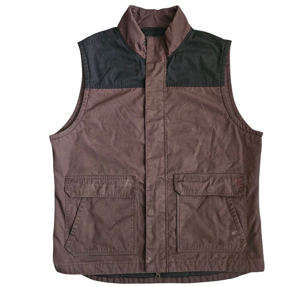 Brothers‎ and Sons Men's Waxed Canvas Field Vest Sz XL